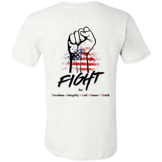 USA Fight T-Shirt  White